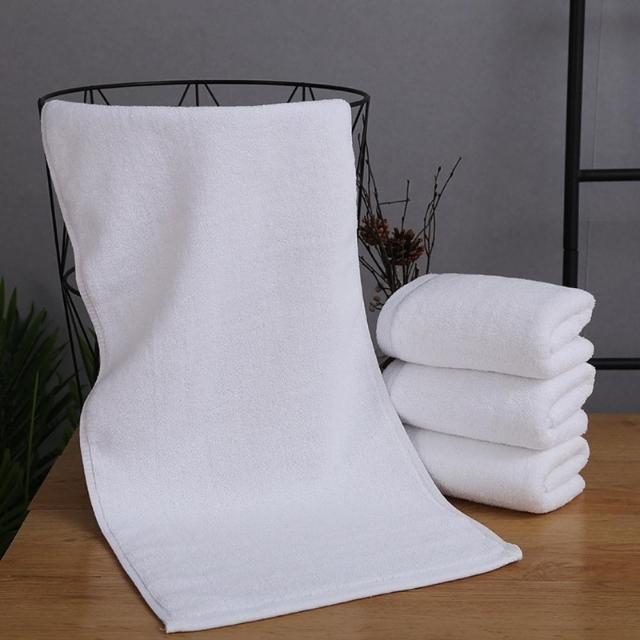 Toallas livianas de baño de toallas blancas secas rápidas 100% algodón (ESG19955)