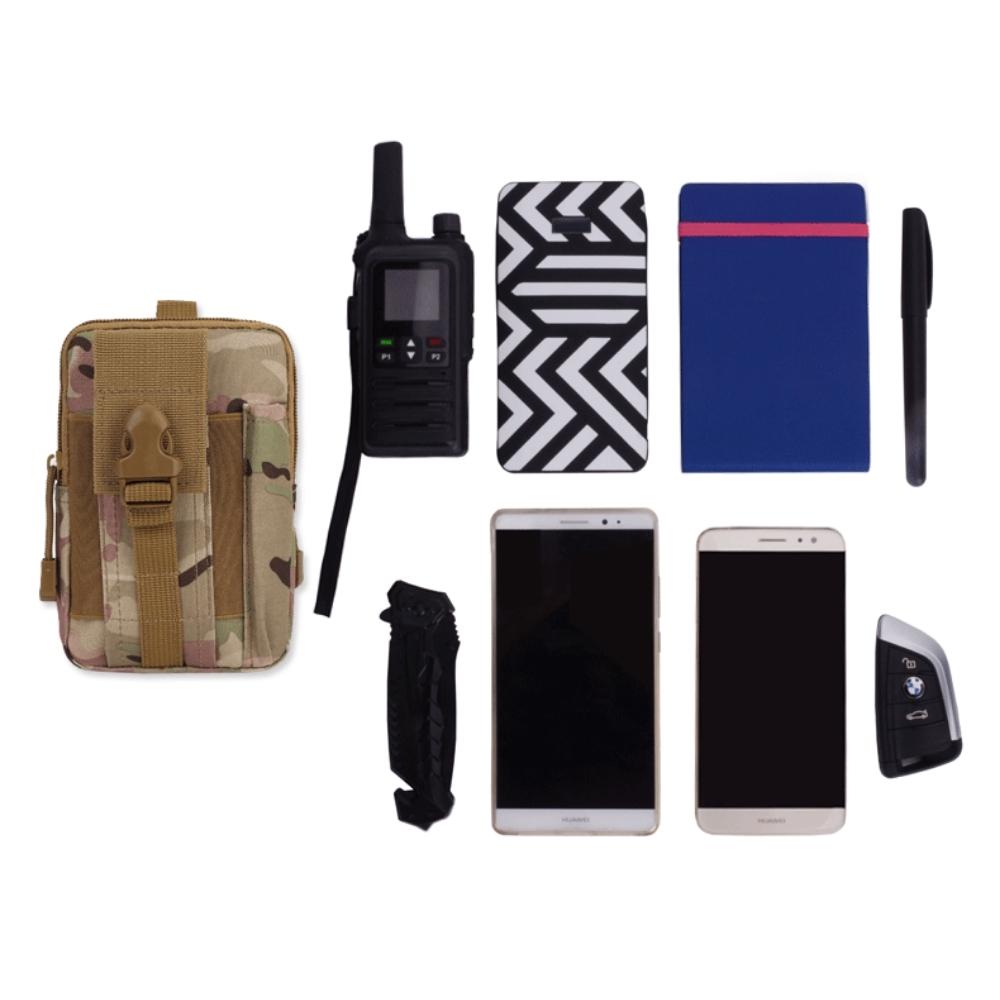Bolsa de utilidad táctica, bolsillo para dispositivos en la cintura (ESG19768)
