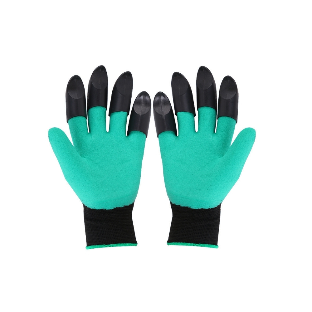Guantes de excavación y plantación de jardín con garras para guantes de jardín con yemas de los dedos (ESG10090)