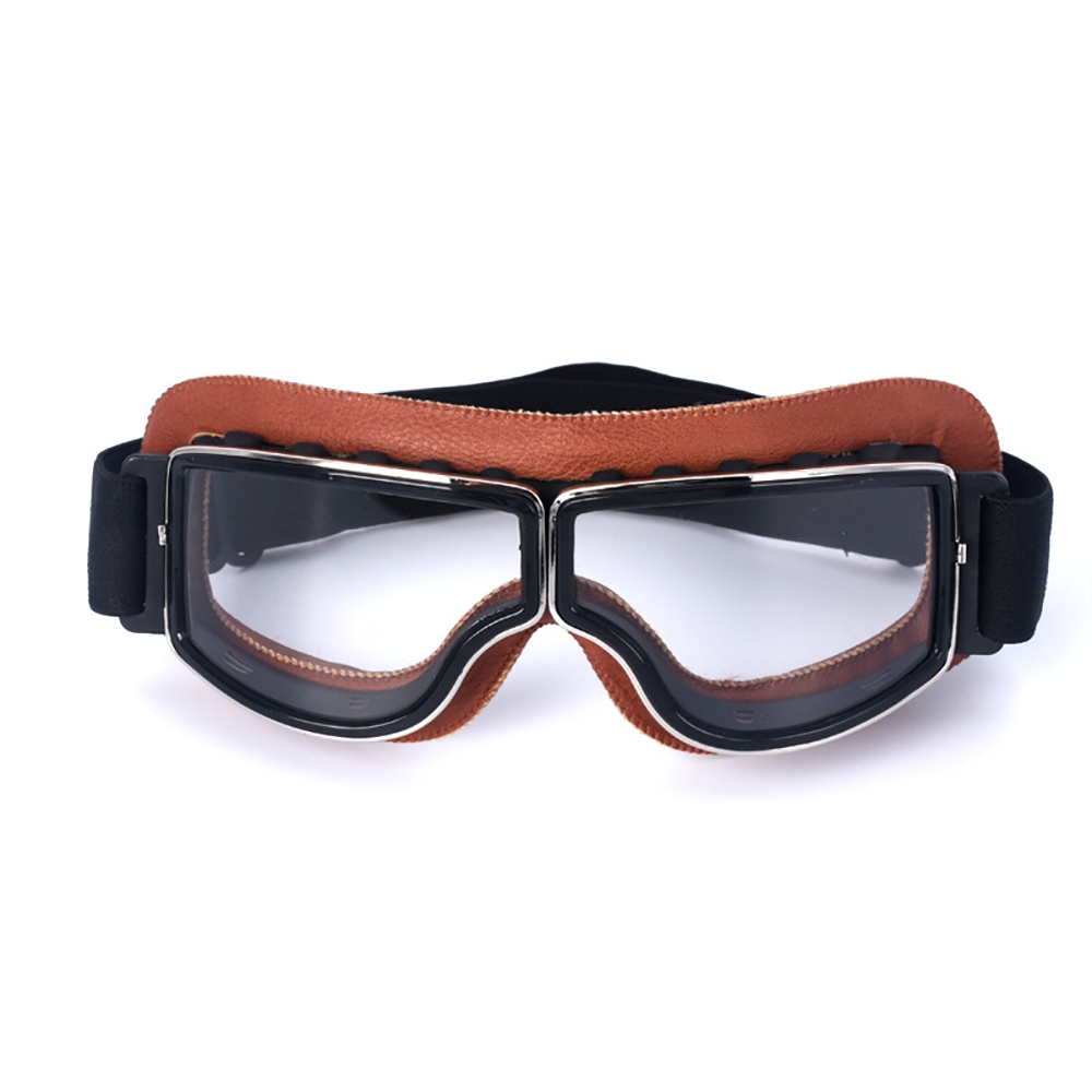 Gafas de motocicleta de motocicleta vintage plegables gafas de casco (ESG21620)